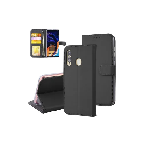 Fliptok kártyatartóval Samsung A60 fekete - 1