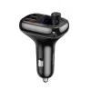 Baseus Bluetooth FM transmitter 2x USB 1x USB type C QC 4.0 fekete (CCTM-B01) thumbnail