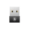 Baseus Exquisite Type-C - USB adapter fekete thumbnail