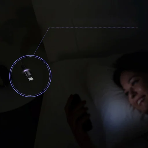 Baseus Halo nylon harisnyázott USB/Micro USB kábel 2A/2m fekete - 6