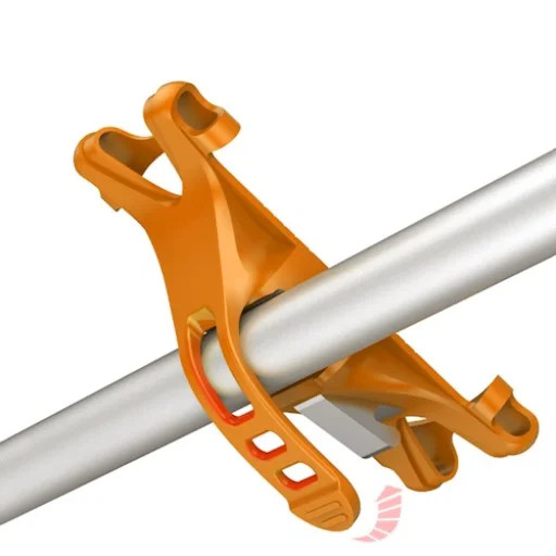 Baseus Miracle kormányra rögzíthető biciklis telefontartó narancssárga (SUMIR-BY07) - 2