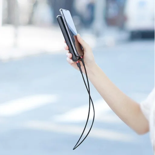 Baseus Cafule Nylon harisnyázott USB/USB-Type C kábel QC3.0 2A 3m fekete/piros - 17