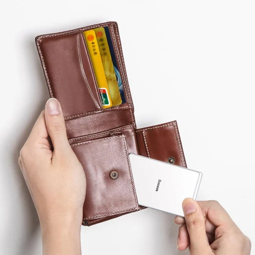 Baseus Ultra-thin vezeték nélküli Qi gyorstöltő 15W 100Cm USB kábellel fekete (WX01B-01) - 8