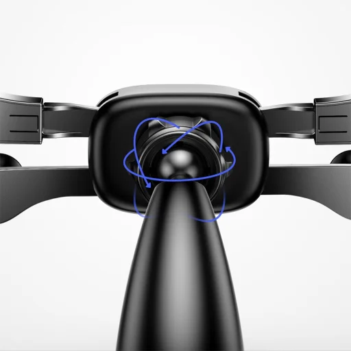 Baseus Gravity vízszintes műszerfalra helyezhető telefontartó fekete - 12