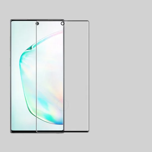 Nillkin 3D CP+MAX Ultra vékony kijelzővédő üvegfólia 9H Samsung Note 10 Plus  fekete kerettel - 7
