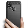 Samsung Galaxy M31 Nexeri Carbon Armored tok fekete thumbnail