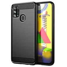 Samsung Galaxy M31 Nexeri Carbon Armored tok fekete