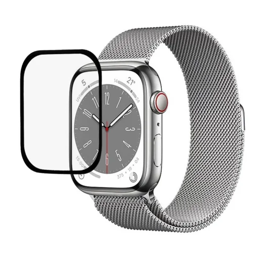 Apple Watch 7/8/9 (45mm) kijelzővédő üvegfólia 5D - 1
