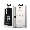 Samsung Galaxy S24 Karl Lagerfeld Liquid Silicone Ikonik NFT tok fekete (KLHCS24SSNIKBCK) thumbnail