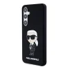 Samsung Galaxy S24 Karl Lagerfeld Liquid Silicone Ikonik NFT tok fekete (KLHCS24SSNIKBCK) thumbnail
