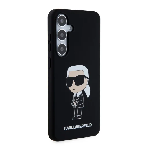 Karl Lagerfeld Liquid Silicon Ikonik NFT tok Samsung Galaxy S24+ fekete - 4