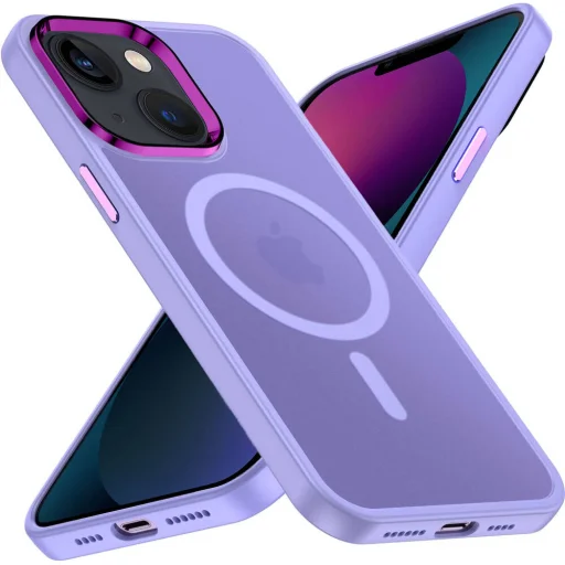 iPhone 15 Plus Matt MagSafe tok lila - 1
