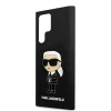 Samsung Galaxy S24 Ultra Karl Lagerfeld Liquid Silicone Ikonik NFT tok fekete (KLHCS24LSNIKBCK) thumbnail