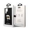 Samsung Galaxy S24 Ultra Karl Lagerfeld Liquid Silicone Ikonik NFT tok fekete (KLHCS24LSNIKBCK) thumbnail