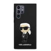 Samsung Galaxy S24 Ultra Karl Lagerfeld Liquid Silicone Ikonik NFT tok fekete (KLHCS24LSNIKBCK) thumbnail