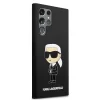 Samsung Galaxy S24 Ultra Karl Lagerfeld Liquid Silicone Ikonik NFT tok fekete (KLHCS24LSNIKBCK) thumbnail
