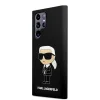 Samsung Galaxy S24 Ultra Karl Lagerfeld Liquid Silicone Ikonik NFT tok fekete (KLHCS24LSNIKBCK) thumbnail