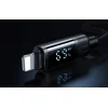 Mcdodo CA-5210 USB-C - Lightning kábel 36W, 1.2m kijelzővel (fekete) thumbnail