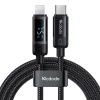 Mcdodo CA-5210 USB-C - Lightning kábel 36W, 1.2m kijelzővel (fekete) thumbnail