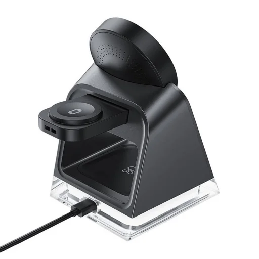 Acefast E17 3 az 1-ben mágneses vezeték nélküli töltő (fekete) - 2