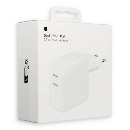 Originálna Apple 35W dvojportová USB Type-C sieťová nabíjačka (MW2K3ZM/A) - 2