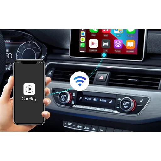 CarlinKit U2W vezeték nélküli adapter Apple CarPlay (fekete) - 7