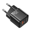 Rocoren hálózati töltő adapter MiniGaN USB-C, USB, 20W (fekete) thumbnail