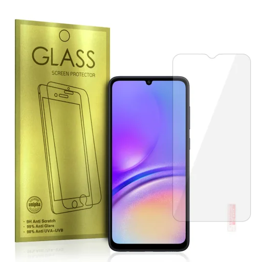 Samsung Galaxy A05/A05S Glass Gold kijelzővédő üvegfólia - 1