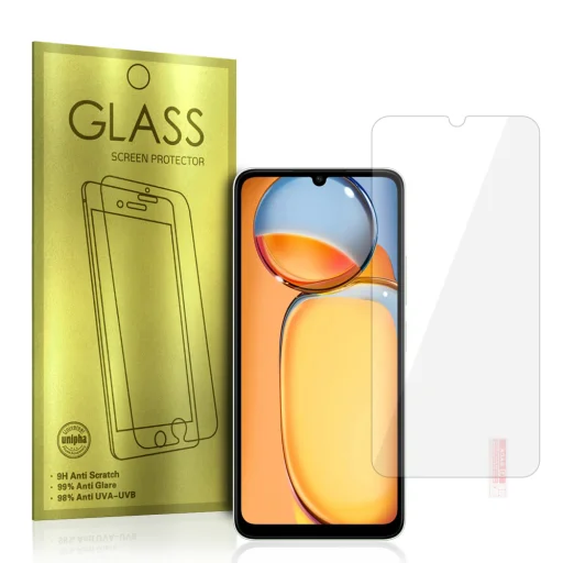 Xiaomi Redmi 13C Glass Gold kijelzővédő üvegfólia - 1