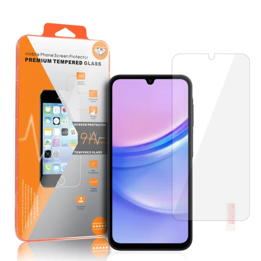 Samsung Galaxy A15 4G/5G Orange kijelzővédő üvegfólia - 1