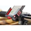 Joyroom JR-ZS265 univerzális fém biciklis és motoros telefontartó fekete-piros thumbnail