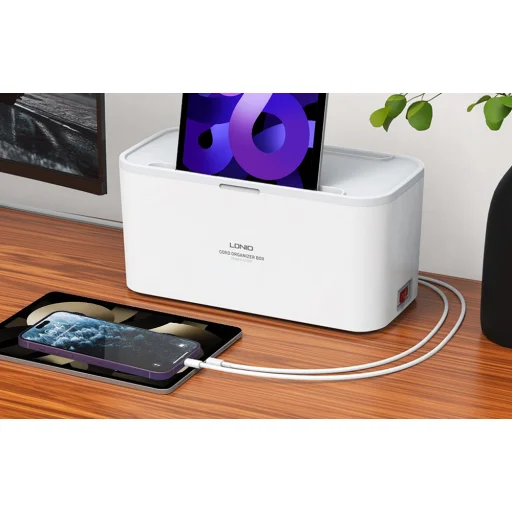 LDNIO SN5311W menedzsment hálózati elosztó doboz 5x AC (EU/US) 3x USB-A 2m - 8