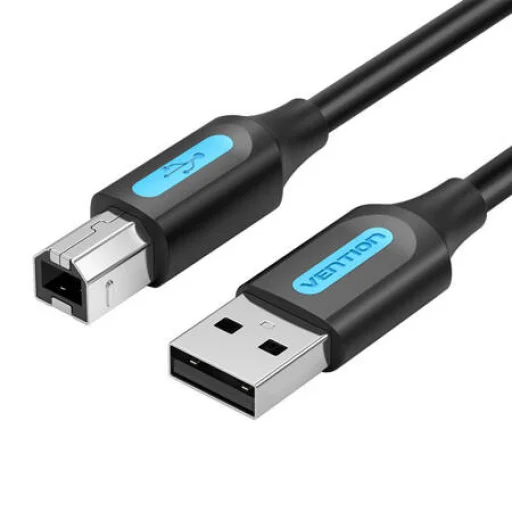 USB 2.0 A-B nomtató kábel Vention COQBG 1.5m (fekete) - 1