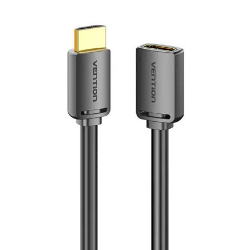 HDMI 2.0 apa - HDMI 2.0 anya hosszabbító kábel Vention AHCBD 0,5m, 4K 60Hz, (Fekete) - 2