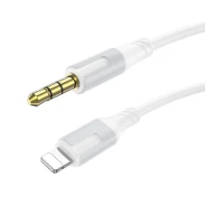Borofone adapter BL19 audio jack 3,5 mm - Lightning kábel 1m fehér
