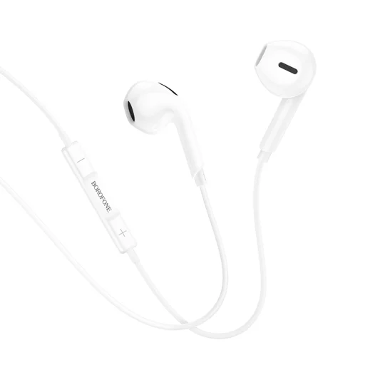 Borofone BM71 Light Song vezetékes fülhallgató mikrofonnal microphone USB Type C fehér - 4