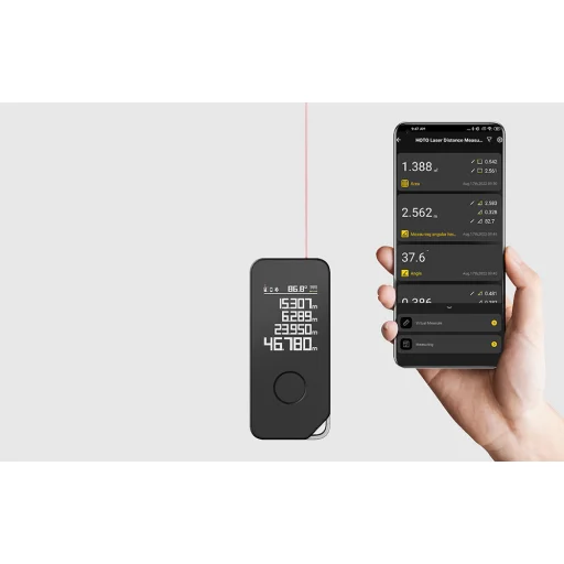 Xiaomi HOTO H-D50 Pro Lézeres távolságmérő, bluetooth, 50m - 8