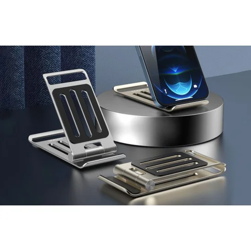 Dudao F14 összecsukható asztali telefontartó (szürke) - 3