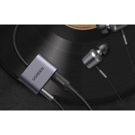 UGREEN CM231 audioadapter USB-C - mini jack 3,5 mm (szürke) - 5