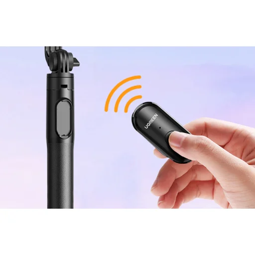 UGREEN 15062 selfie bot állvány Bluetooth távirányítóval (fekete) - 8