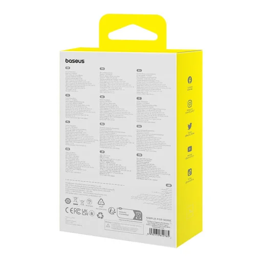 Baseus MagSafe Mini Powerbank 10000mAh, USB-C, 30W fekete (P1002210B113-00) - 3