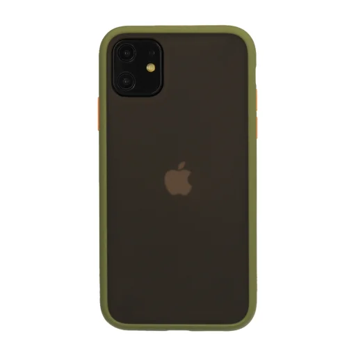 Vennus Color Button Bumper tok Samsung Galaxy A20S Olive - 2