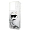 Original Pouch KARL LAGERFELD Glitter Choupette Head KLHCP14XLNCHCS tok iPhone 14 Pro Max ezüst thumbnail