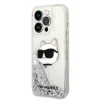 Original Pouch KARL LAGERFELD Glitter Choupette Head KLHCP14XLNCHCS tok iPhone 14 Pro Max ezüst thumbnail