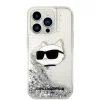 Original Pouch KARL LAGERFELD Glitter Choupette Head KLHCP14XLNCHCS tok iPhone 14 Pro Max ezüst thumbnail