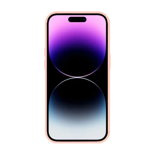 Tel Protect Silicone Premium tok iPhone 14 Pro Max-hoz világos rózsaszín - 3