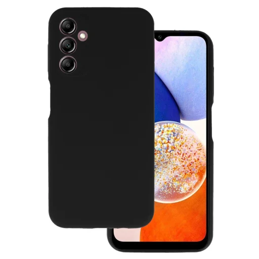 Tel Protect Silicone Premium tok Samsung Galaxy A14 4G/5G fekete - 1