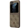 Original Case GUESS - kemény tok Leather 4G Triangle Strass GUHCZF5P4TDPW Samsung Galaxy Z Flip 5 Barna tok thumbnail