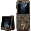 Original Case GUESS - kemény tok Leather 4G Triangle Strass GUHCZF5P4TDPW Samsung Galaxy Z Flip 5 Barna tok thumbnail