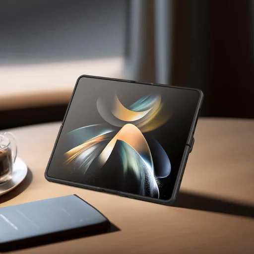 Nillkin Super Frosted Shield Fold tok Samsung Galaxy Z Fold 5 5G zöld (állványos) - 14